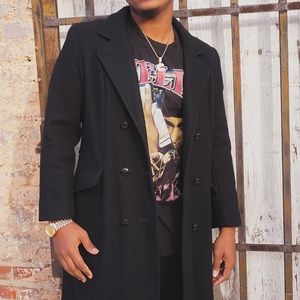 Vintage ILGWU Workers Union Wool Trench Coat